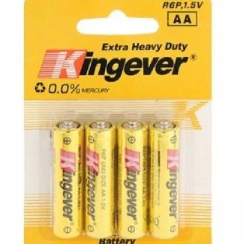 ถ่านKingever1.5V AA 10PACKS x 4PCS (360)