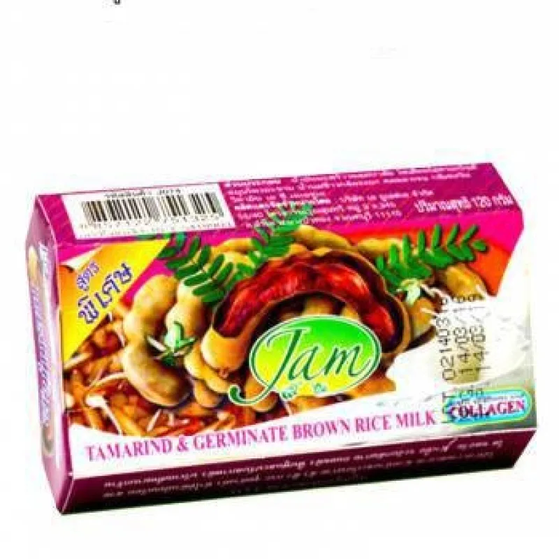 สบู่มะขามผสมน้ำนมข้าวกล้องงอก 120กรัม * 6 ชิ้น