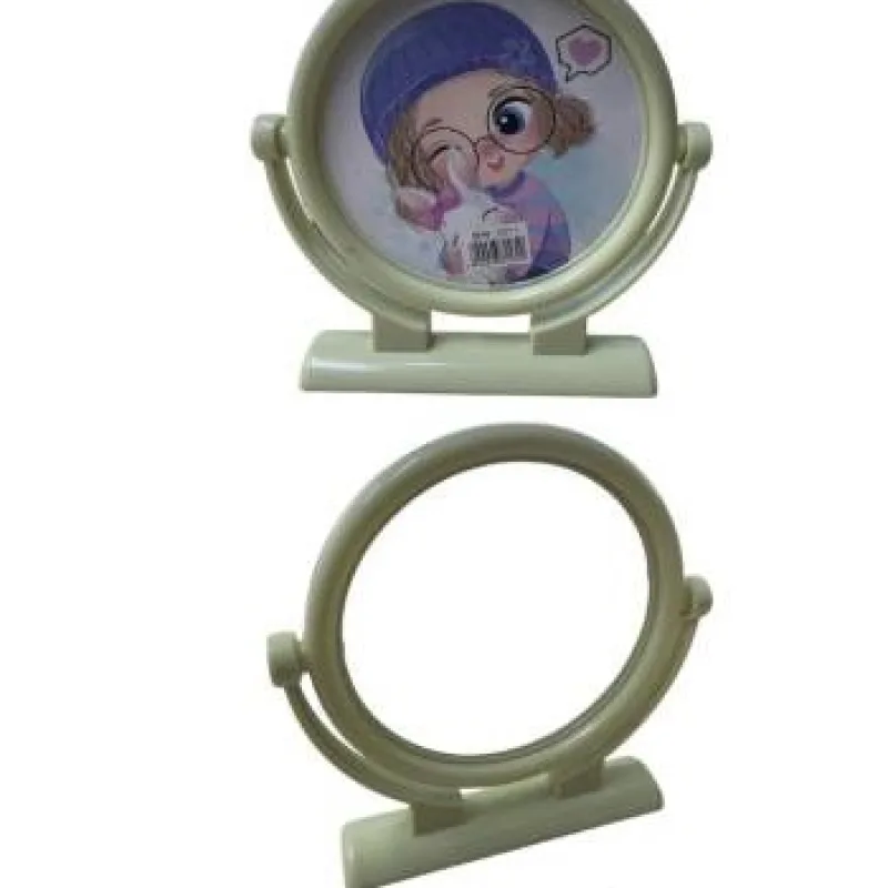 กระจกตั้งโต๊ะ คละสี ขนาด 14.7 cm. (480) * 6 ชิ้น