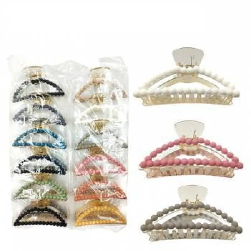 ตัวหนีบผม 9.5ซม. No.820-28 * 12 ชิ้น