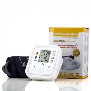 เครื่องวัดความดันโลหิตอัติโนมัติ หน้าจอดิจิตอล เครื่องวัดความดันแบบพกพา Blood Pressure Monitor