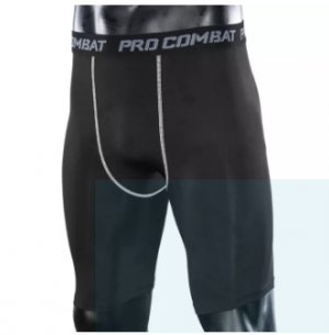 ซื้อ1แถม1 PRO COMBAT กางเกงรัดกล้ามเนื้อ กางเกงออกกำลังกายขาสั้น Compression Shorts