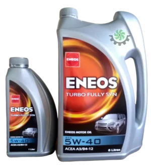 ENEOSน้ำมันเครื่องดีเซล, 5w-40, Fully Synthetics, ACEA A3/B4-12, SAE 5W-40, สังเคราะห์แท้ 100% น้ำมันเครื่องสำหรับเครื่องยนต์ดีเซล เทอร์โบฟูลี่ซิน แถมฟรี 1ลิตร
